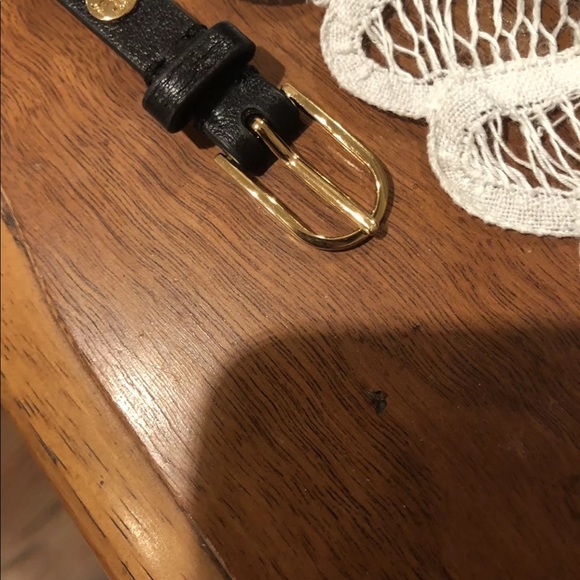 Tory Burch Double Wrap Black Logo Stud Bracelet - Picture 5 of 6